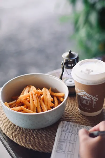 KM cheesy fries